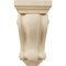 Ekena Millwork 6 1/4"W x 4"D x 12"H Cole Pilaster Wood Corbel, Rubberwood CORW06X04X12CORW - alternate 2